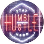 Stay Humble Hustle Hard LED Light Sign - LED Gift Works