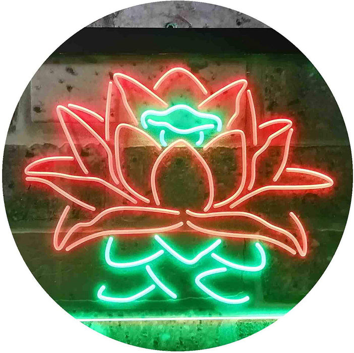 Lotus Flower LED Light Sign - Way Up Gifts