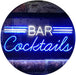 Bar Cocktails LED Light Sign - Way Up Gifts