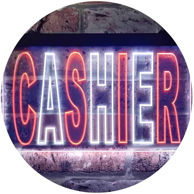 Cashier LED Light Sign - LED Gift Works