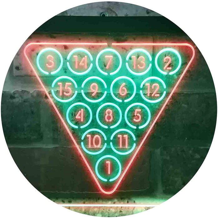 Billiards Pool Snooker LED Light Sign - Way Up Gifts