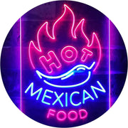 Hot Mexican Food LED Light Sign - LED Gift Works