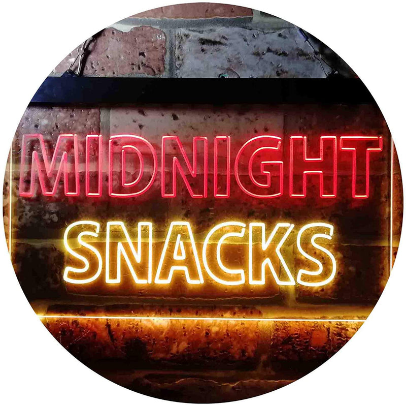 Snacks Sign Led Buy Midnight Snacks LED Neon Light Sign — LED Gift Works