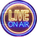 Live On Air LED Light Sign - Way Up Gifts