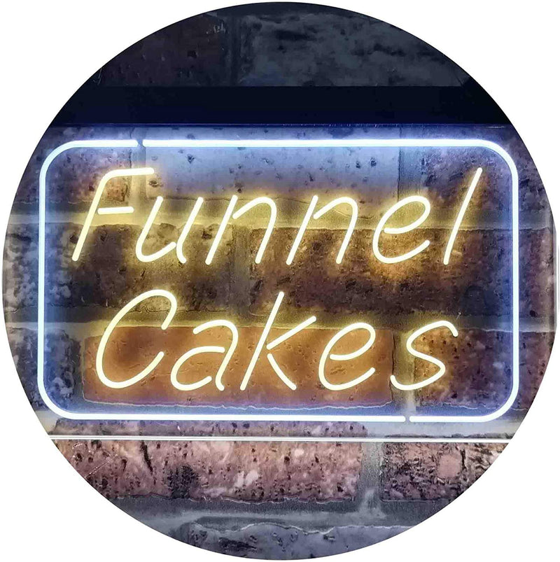 Funnel Cakes LED Light Sign - LED Gift Works