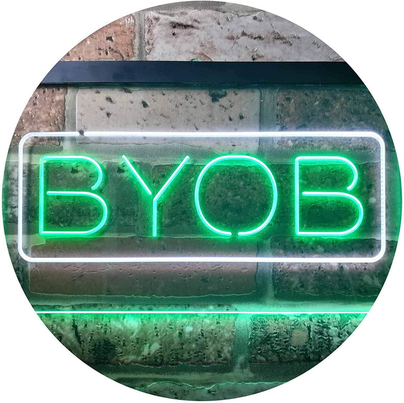 Bring Your Own Beer BYOB LED Light Sign - LED Gift Works