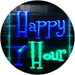 Happy Hour Cocktails Bar LED Light Sign - Way Up Gifts