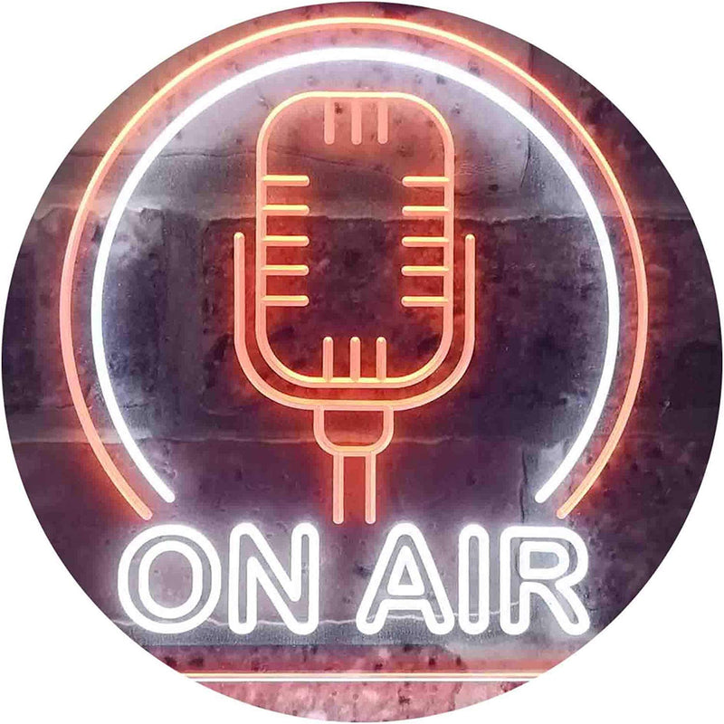 Microphone On Air LED Light Sign - LED Gift Works