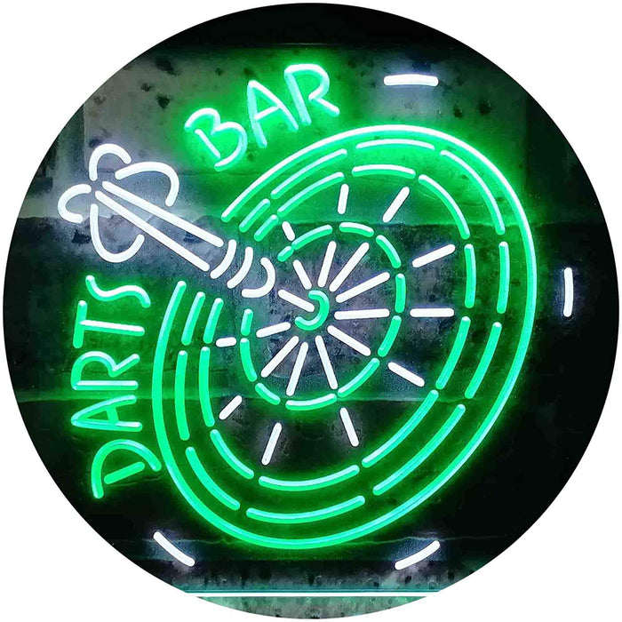 Darts Bar LED Light Sign - Way Up Gifts
