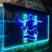 Kids Room Decor Skateboard Jump LED Light Sign - Way Up Gifts