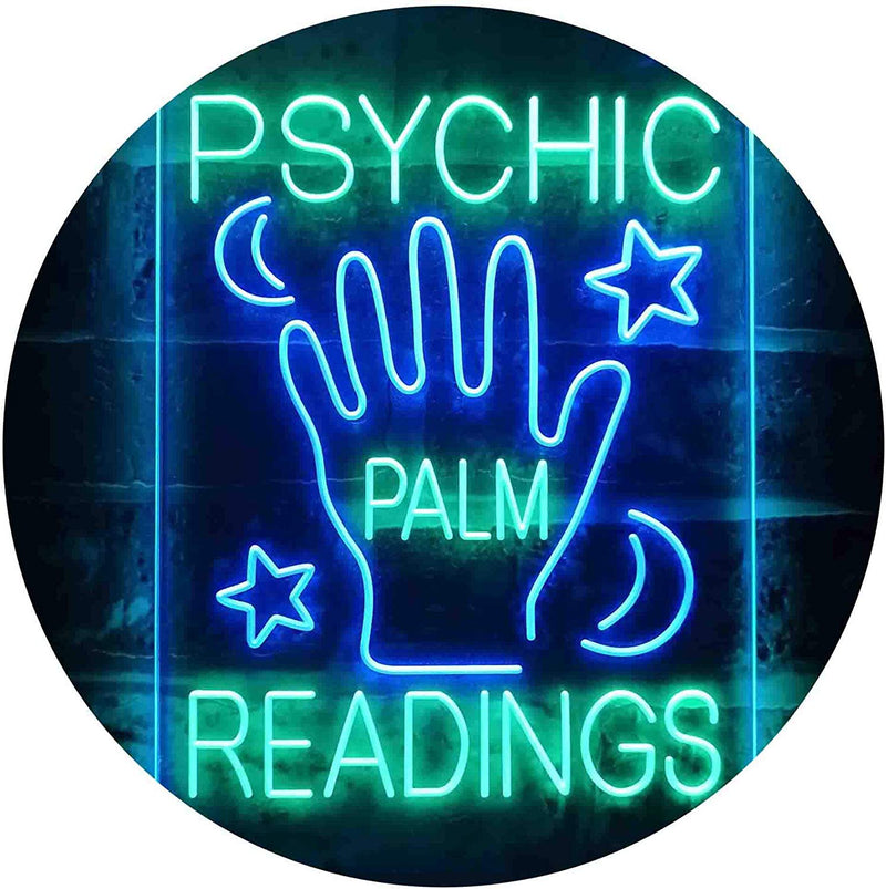 Fortune Teller Psychic Palm Readings LED Light Sign - LED Gift Works