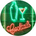 Cocktail Shaker Drinks Cocktails LED Light Sign - Way Up Gifts