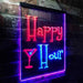 Happy Hour Cocktails Bar LED Light Sign - Way Up Gifts