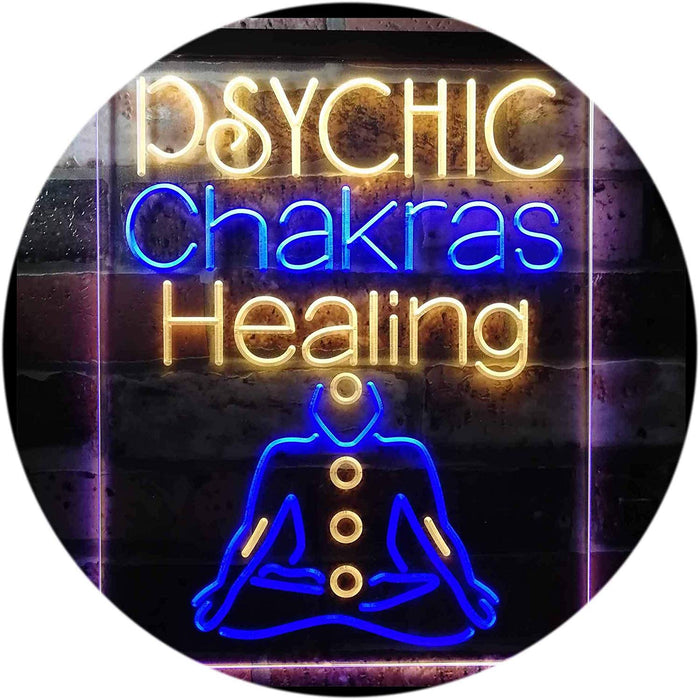 Psychic Chakras Healing LED Light Sign - Way Up Gifts