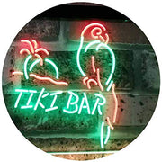 Parrot Tiki Bar LED Light Sign - LED Gift Works