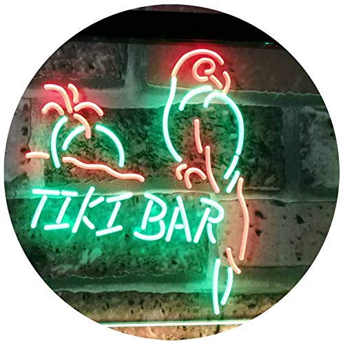 Parrot Tiki Bar LED Light Sign - LED Gift Works