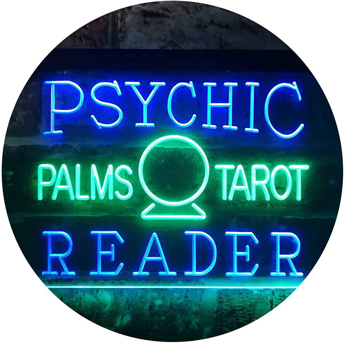 Psychic Palms Tarot Reader LED Light Sign - Way Up Gifts