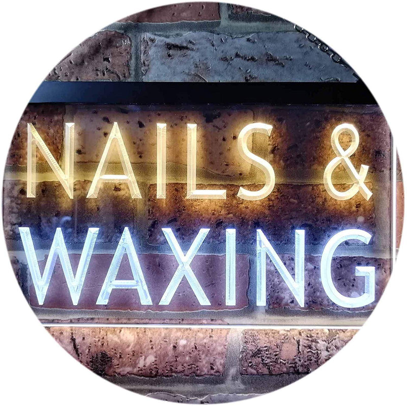 Beauty Salon Nails Waxing LED Light Sign - LED Gift Works