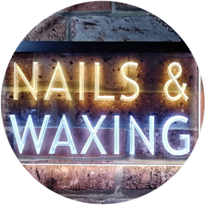 Beauty Salon Nails Waxing LED Light Sign - Way Up Gifts