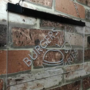 Hamburgers Burgers Fries LED Light Sign - LED Gift Works