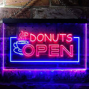 Donuts Open LED Light Sign - LED Gift Works