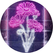 Daisy Flowers LED Light Sign - LED Gift Works