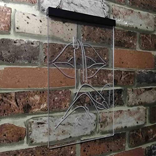 Finger Nail On Lip Beauty Salon LED Light Sign - LED Gift Works