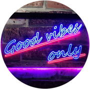 Good Vibes Only LED Light Sign - LED Gift Works