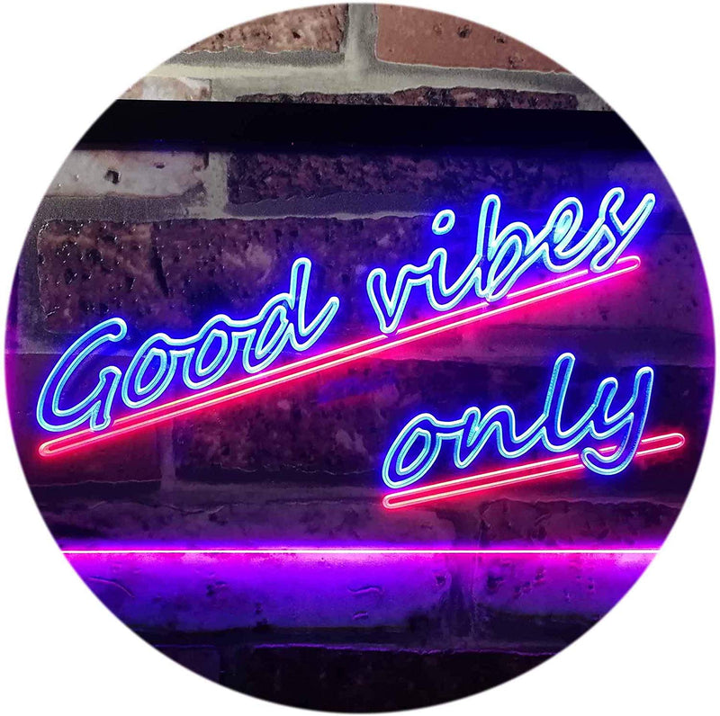 Good Vibes Only LED Light Sign - LED Gift Works