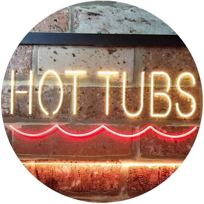 Hot Tubs LED Light Sign - Way Up Gifts