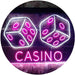 Dice Casino LED Light Sign - Way Up Gifts