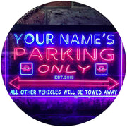 Personalized Parking Only LED Light Sign - LED Gift Works