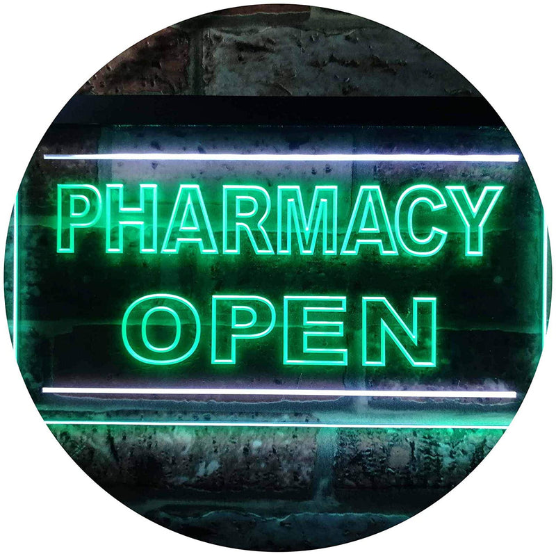 Pharmacy Open Shop LED Light Sign - LED Gift Works