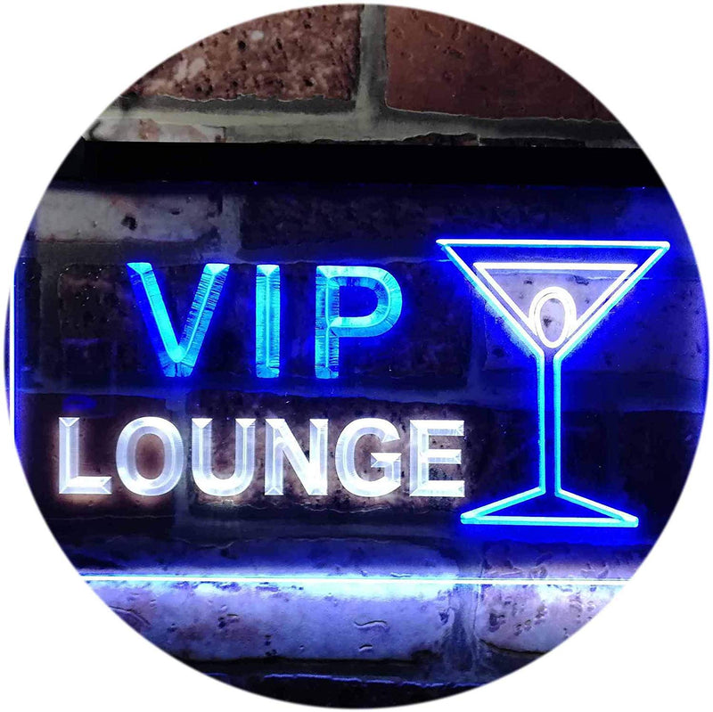 Cocktails VIP Lounge LED Light Sign - LED Gift Works