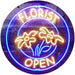 Flower Shop Open Florist LED Light Sign - Way Up Gifts