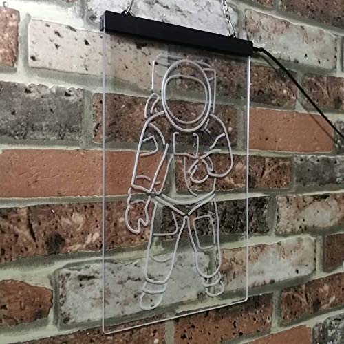 Kids Room Decor Astronaut LED Light Sign - Way Up Gifts