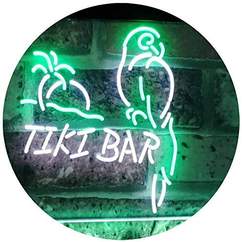 Parrot Tiki Bar LED Light Sign - LED Gift Works