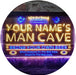 Personalized Sports Football Theme Man Cave LED Light Sign - Way Up Gifts