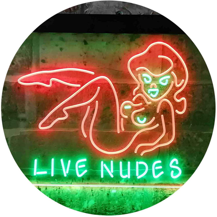 Live Nudes Sexy Lady LED Light Sign - Way Up Gifts