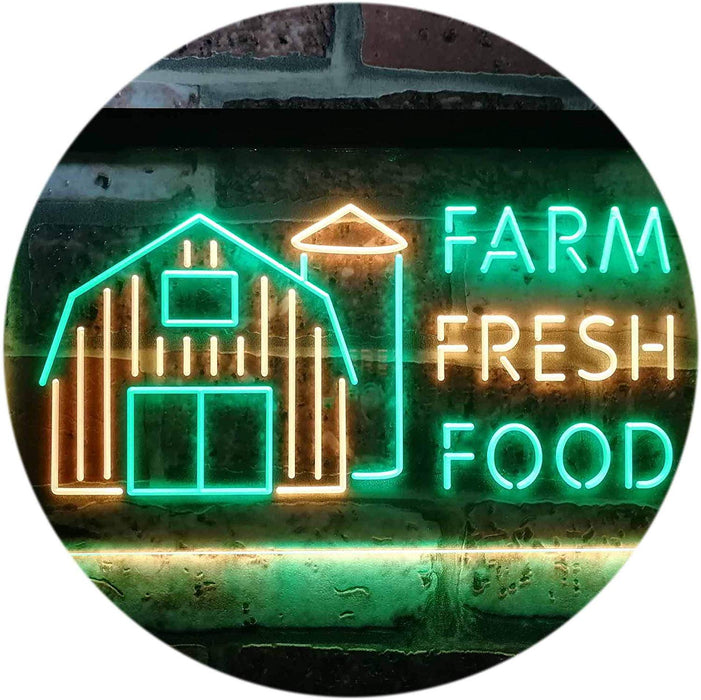 Farm Fresh Food LED Light Sign - Way Up Gifts