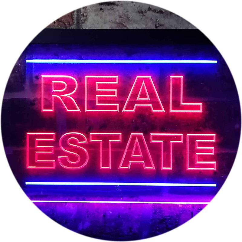 Real Estate LED Light Sign - LED Gift Works