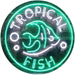 Pet Store Tropical Fish LED Light Sign - Way Up Gifts