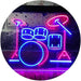 Drum Set Music Instruments LED Light Sign - Way Up Gifts