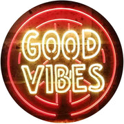 Good Vibes LED Light Sign - LED Gift Works