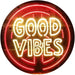 Good Vibes LED Light Sign - Way Up Gifts
