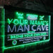 Personalized Sports Soccer Theme Man Cave LED Light Sign - Way Up Gifts