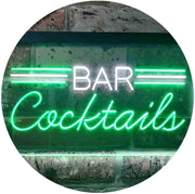 Bar Cocktails LED Light Sign - LED Gift Works