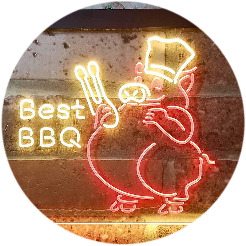 Best BBQ Pig LED Light Sign - LED Gift Works