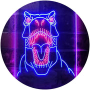 Dinosaur T-Rex LED Light Sign - LED Gift Works
