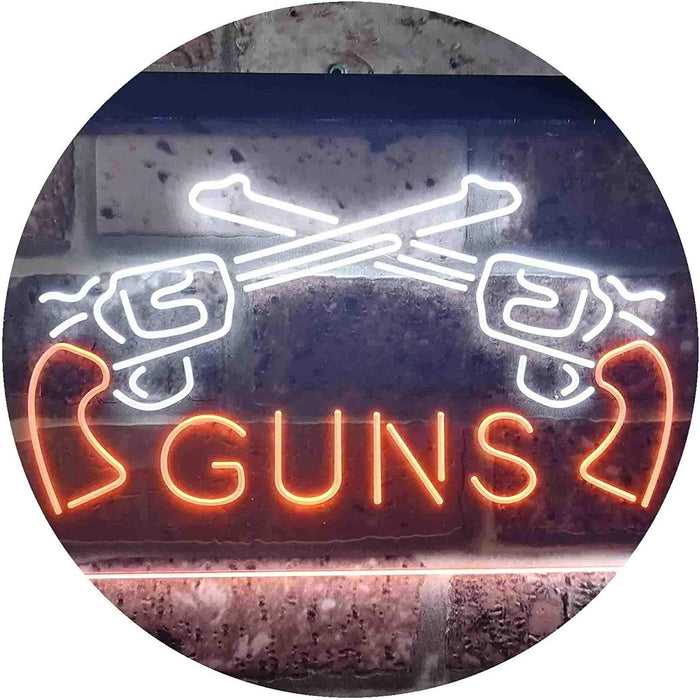 Gun Shop Guns LED Light Sign - Way Up Gifts